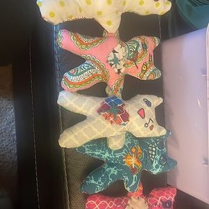 Hand sewn creepy buddies. Each one is unique .